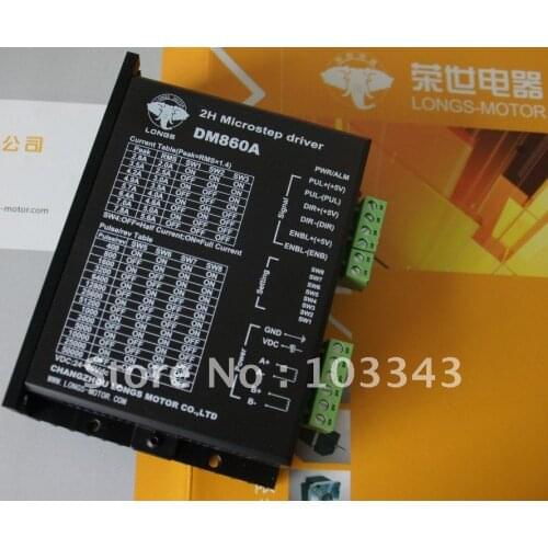/NEW/ Nema34 Stepper motor driver 7.8A 256micsteps DM860A for CNC Router Mill Cut Laser Engraver