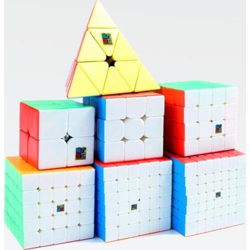 MeiLong Profession Puzzle Magic Cube 3x3x3 4x4x4 5x5x5 Smooth Stickerless Speed Puzzle Cube For Children Learning Education Toys