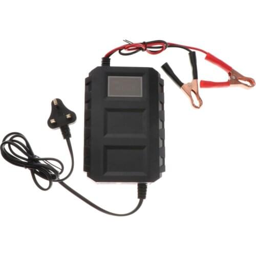 12V Pulse Repair Battery Charger for Car Motorcycle ATV Truck Lead Acid LCD