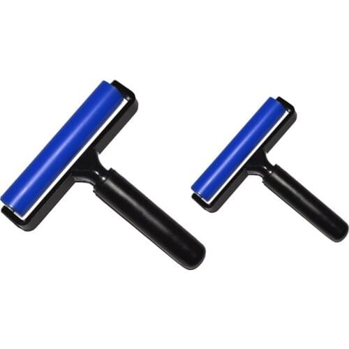 Mini Glue Silicone Soft Rubber Roller, Rubber Dust Roller, Mobile Phone Screen Film Roller, Sticky Roller