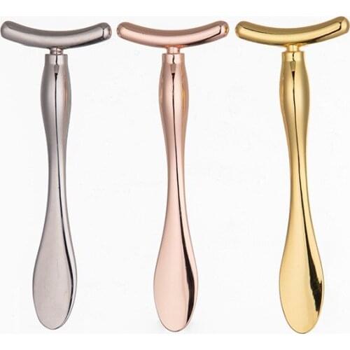 Mini Eye Massage Stick Anti Eye Pouch Dark Circles Massager For Eyes Care Tools T-shape Face Lifting Thin Face Magic Stick Small