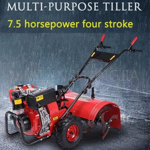 Multifunctional Small Household Rotary Cultivator Orchard Ditching And Weeding Farm Tools High-Power Gasoline