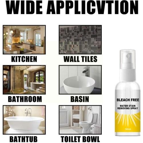 Multi-functional Water Stain Removing Spray Detergent Decontamination Bathroom Cleaner Household Foam Cleaning Spray Kitche N4A1