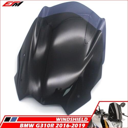 Motorcycle Sports Windscreen Windshield Wind Deflector Viser VIsor For BMW G310R G310 R 2016-2019 G310-R '16-'19 G-310-R