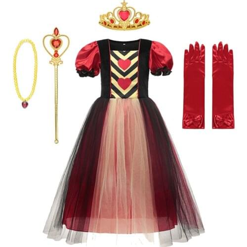 Girls Upscale Dress Up Birthday Carnival Party Vestidos Clothing Children Costume Halloween Fancy Outfit Kids Elegant Dresses