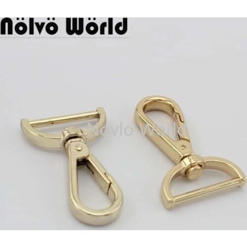Nolvo World 5-20-100pcs 5 colors 49*25mm 1" repair bags purse accessories,suitcase or handbag strap chain swivel clasps