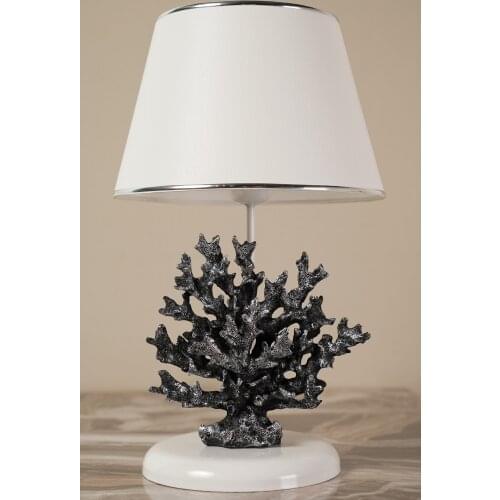 Hmydesign New Season Gift Decorative Accessories Office Bedroom For Plant Tree Foot Modern Designed Coral Lampshade Silver White