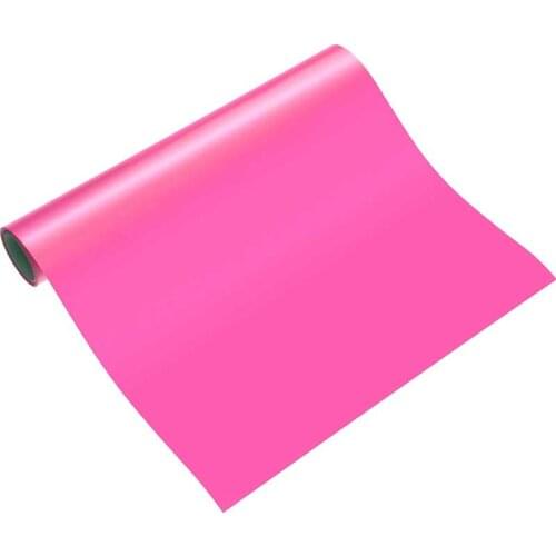 PU Heat transfer vinyl pink color Iron On transfer for tshirts vinyl roll HTV heat press home decor easy cut and weed vinyl film