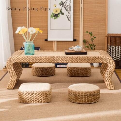 Direct sales rattan cushion carpet thick tatami mat Japanese rattan household cushion decorative cushion cushion cushion