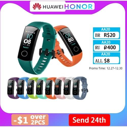 Silicone Watch Strap For Honor Band 4 5 Wristbands Accessories Replacement Sport Strap For Huawei Honor Band 5 4 Bracelet