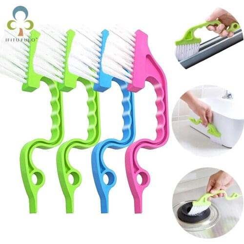 3Pcs Window Track Cleaning Brushes Shower Door Sliding Door Clean Brush Practical Groove Gap Cleaning Brushes Cleaning Tool YJN