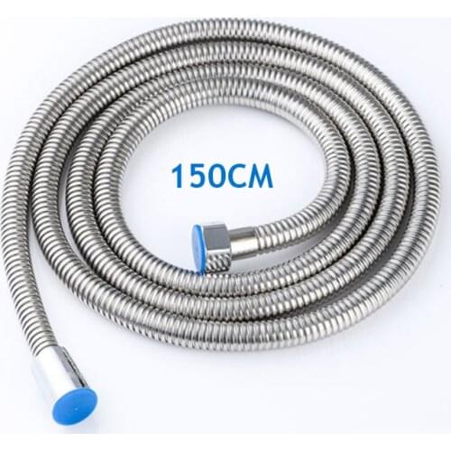 General Flexible Soft Water Pipe 1.5m/2m Rainfall Common Shower Hose Chrome Plating Shower Pipe Bathroom Accessories