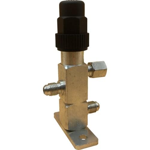 Vertical service valves is great choice for liquid and suction lines of open type condensing unit, easy to access and connect