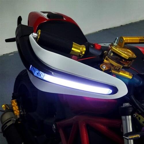 Motorcycle handguard hand protectors with LED For kawasaki zephyr 750 z800 zzr 1100 z1000sx vulcan 900 vn900 vulcan 1500