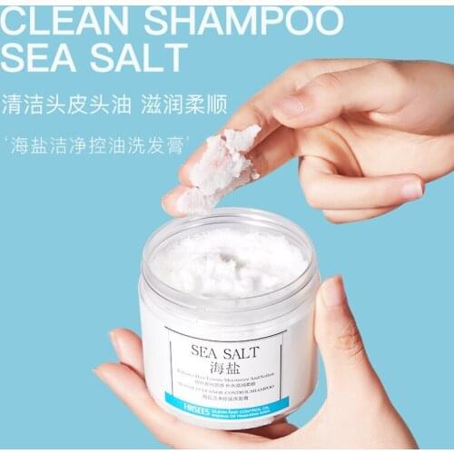 Korean Sea Salt Shampoo Oil-control hair care Clean Soothing Scalp Clean Moistrurizing Shampoo