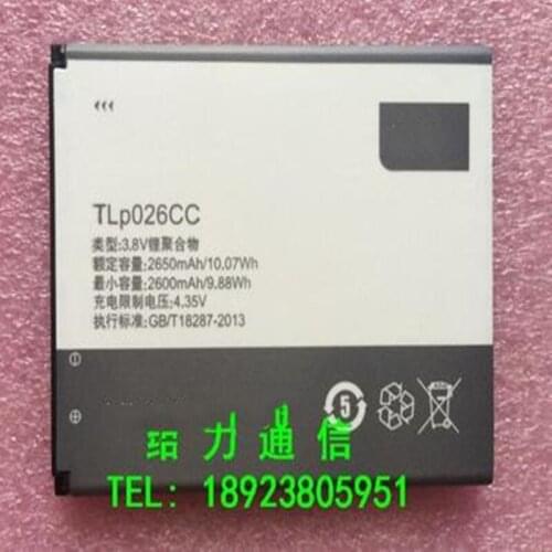 3.8V 2650mAh TLp026CC Battery For Alcatel TCL ONO P620M High Quality mobile phone battery with phone stander