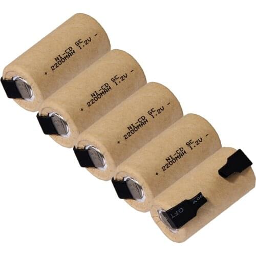 Lowest price 15 piece SC battery 1.2v batteries rechargeable 2200mAh nicd battery for power tools akkumulator
