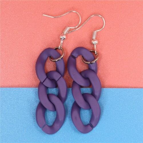 Acrylic Earrings For Women Trend Punk Korean Style Statement Transparent Earrings Bohemian Jewelry Accessories Gift Wholesale