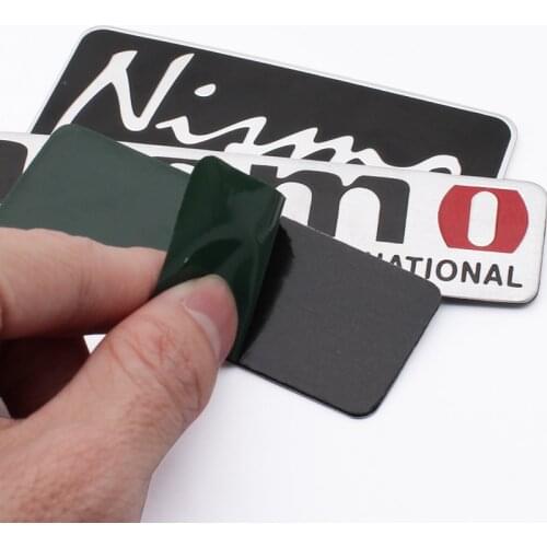 Aluminum 3D Rear Trunk Car Styling Sticker Emblem Badge Decals For Nissan Nismo Tiida Teana Skyline Juke X-trail Accessories