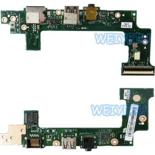 X101CH LAN USB Audio Board For ASUS X101 X101H X101CH Wired Network Card Laptop USB IO Interface Board Sound Card Reader Board
