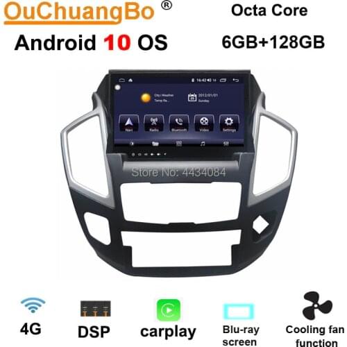 Ouchuangbo car audio radio gps recoder for Dongfeng Fengshen AX7 2015-2018 with 8 core 6GB 128GB android 10 OS free map
