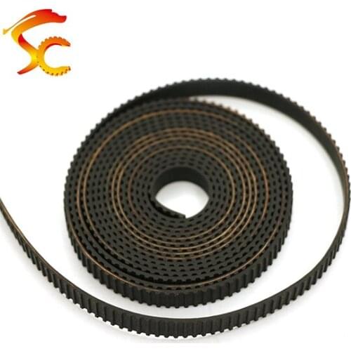 Free Shipping 5meters/LOT MXL 6mm timing belt Pitch=2.032 open rubber belt width 6mm for 3D Printer