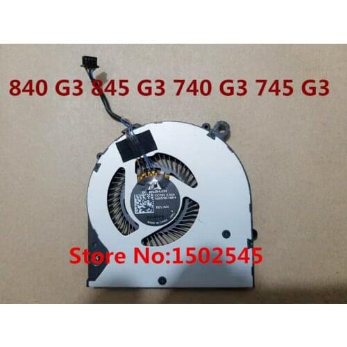 Free Shipping Original Laptop CPU Cooling Fan for HP EliteBook 840 G3 845 G3 740 G3 745 G3 Fan 821163-001 NS65C00-14M16