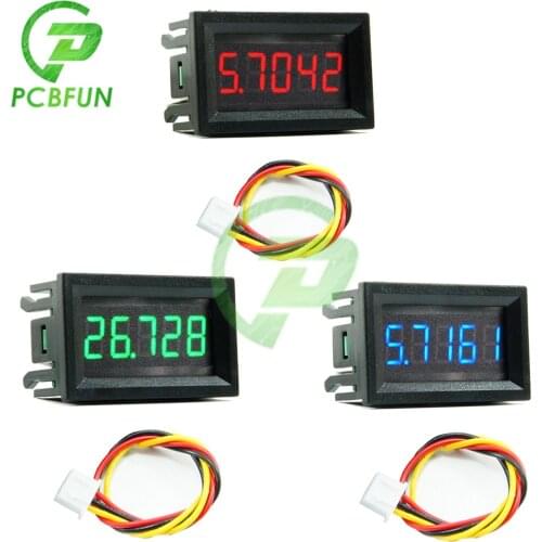 DC 0.0000-33.000V Digital Voltmeter 5 Digits Amp Meter Amperemeter Car Motorcycle Volt Voltage DC 12V 24V Capacity Monitor Test