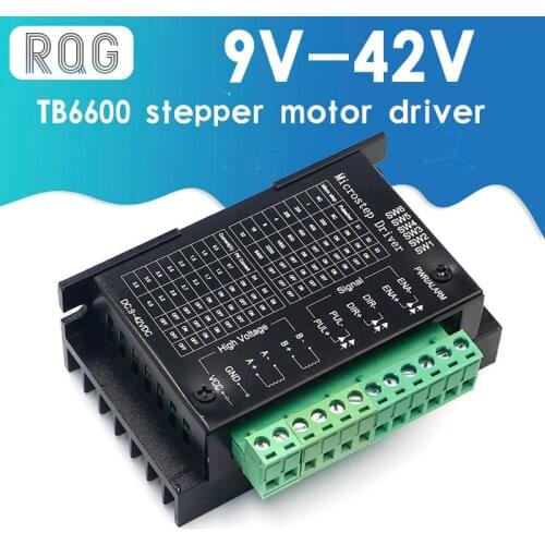 TB6600 Stepper Motor Driver 4A 9~42V TTL 32 Micro-Step CNC 1 Axis NEW 2 or 4 Phase of Stepper Moto 42, 57, 86