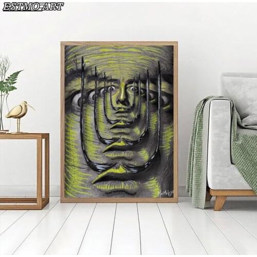 Canvas Painting Abstract Posters Salvador Dali Classic Cuadros Surrealism Canvas Wall Art Pictures for Living Room Home Decor