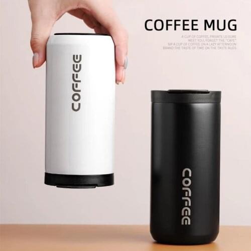 400ml/500ml Coffee Mug Double Stainless Steel Leak-Proof Thermos Mug Travel Thermal Cup Thermosmug Water Bottle Garrafa Termica