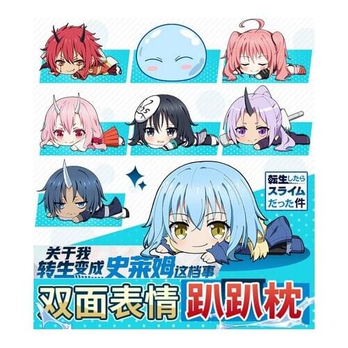 Anime That Time I Got Reincarnated as a Slime Souei Rimuru Tempest Cushion Double Sided Printing Dakimakura Short Plush Pillow
