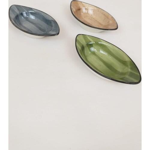 EminHome Porline Porcelain Oval Cookie Dish 15 Cm