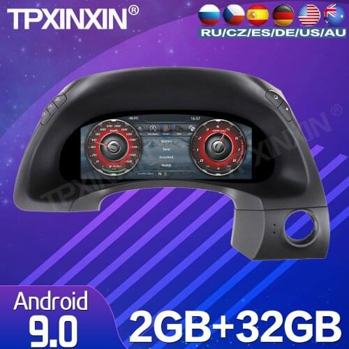 32G For Nissan Patrol 2016-2018 Android 9.0 Car Dashboard Panel Virtual Instrument Cluster Digita Multimedia GPS Navigation
