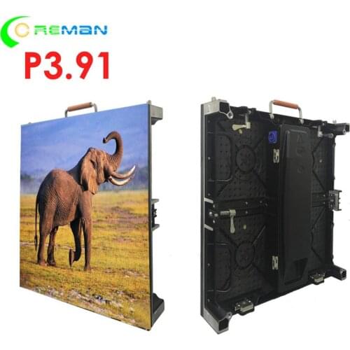 Cheapest price p3.91 led screen full color indoor , promotion product good price p3.9 led screen wall