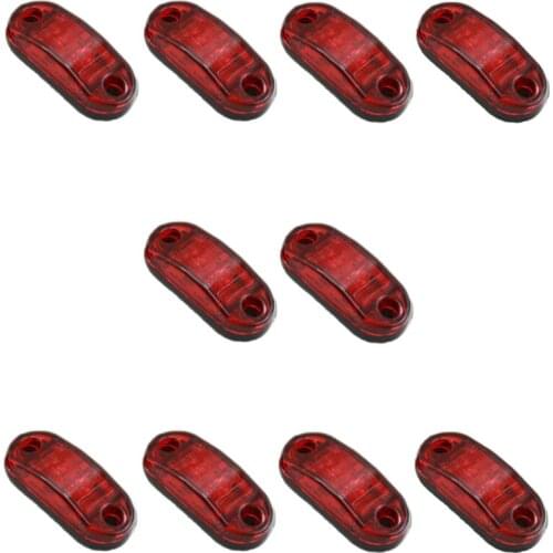 DC 10V-30V Turn Clearance Lights Side Signal Marker Blinker Lights For Car Truck Trailers 10PCS/LOT LED Piranha Lamp Waterproof