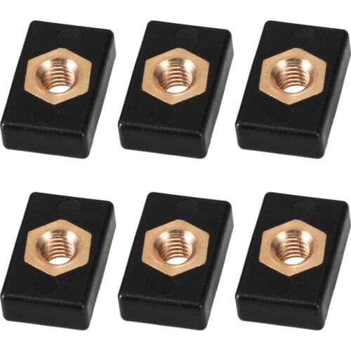 Kayak Track Stainless Steel Adapter Nut Fishing Kayak Track Adapter Nut Hardware Surfing Kayak Boat Accessories