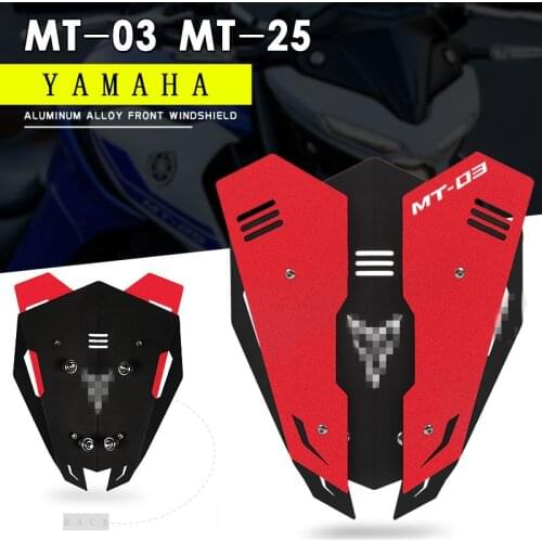 For YAMAHA MT 03 25 MT03 MT25 2020 Motorcycle Windshield Windscreen Aluminum Kit Deflector