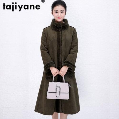 Winter Jacket Women Clothes 2020 Casual Korean Elegant Loose Real Fur Coat 100% Wool Jacket Sheep Shearling Fur Long Coat ZT577