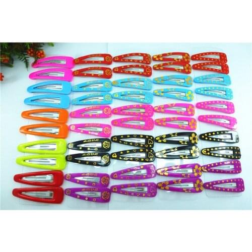 100 pcs/lot(50pairs) 7cm fashion assorted large princess Girl Dancing hair clip hairpins Hair Clips FOR KIDS! !HC-71