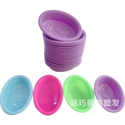 1000PCS Multi-function Soap Oval Diy Silicone Mold Soap Candy Cake Cake Decoration Baking Tool Silicone Mold Random Color