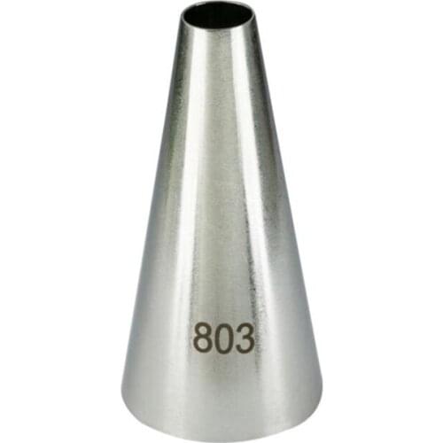 #3A Round Cake Nozzles For Cream Decoration Stainless Steel Pastry Bag Icing Piping Nozzle Tips Baking Tools