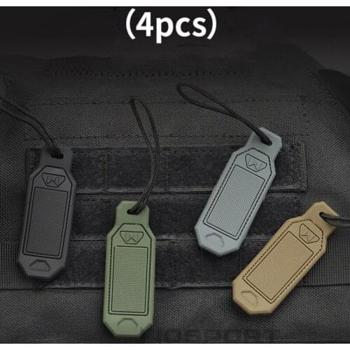 4 PCS Plastic Custom Split Ring ID Key Tags Labels Chains Rings Numbered Name Baggage Luggage