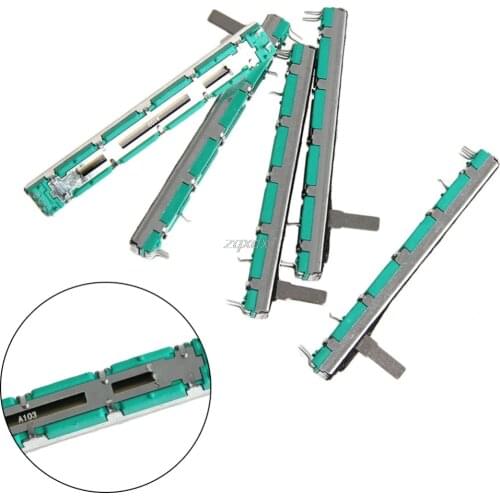 5 Pcs/LOT A10KX2 Potentiometer For Behringer Mixer Fader 75MM 7.5 CM New DropShip