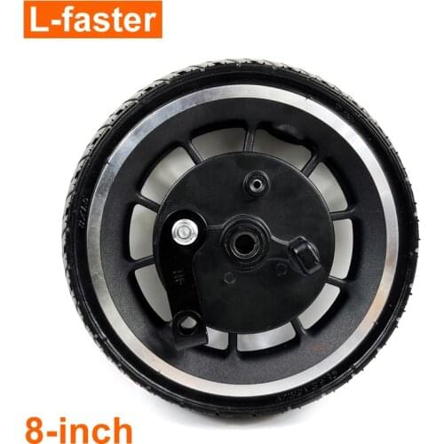 8-inch Scooter Wheel With Brake 8 Inch Solid Wheel With Drum Brake 200mm Tubeless Tyre And Expansion Brake The Hub Width 45mm