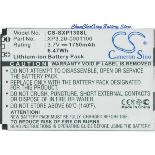 Cameron Sino High Quality 1750mAh Battery XP3.20-0001100 for Sonim/Socketmobile Armor XP3400, XP5560 Bolt, XP5560 Strike