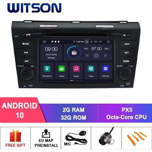 WITSON Android 10 CAR DVD GPS FOR MAZDA 3 2004-2009 CAR DVD RADIO Car Multimedia Player Stereo AutoAudio GPS Navigation