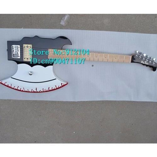 Free shipping new Big John special shape single wave electric guitar with basswood body and maple fingerboard F-1060