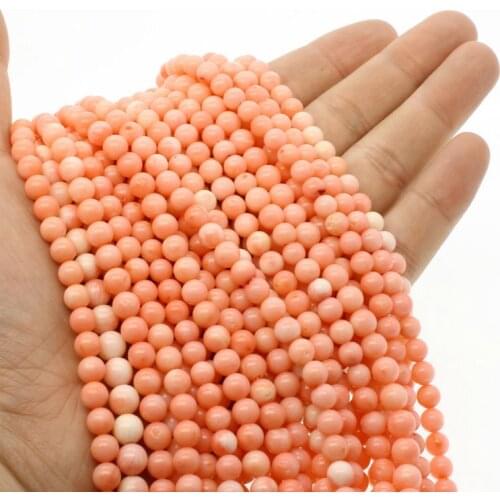 4~9mm Natural Stone Coral Section Loose Beads High Quality Beadwork for Jewelry Finding Making DIY Necklace Bracelet Accessories
