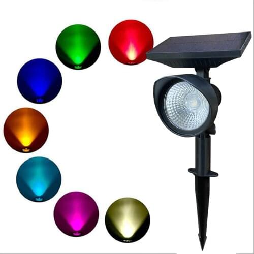 Colorful Solar Energy Stake Lights Solar Energy Colour Changing Garden Stake Lanterns Lawn Path Lamps for Outdoor